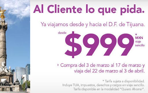 Volaris.com oferta de pasajes aereos